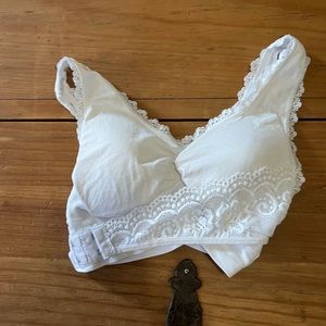 White Sports Bra, Sz S